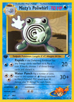 Misty's Poliwhirl GYM1 53