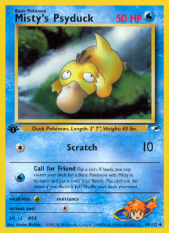 Misty's Psyduck GYM1 54