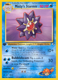 Misty's Starmie GYM1 56