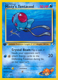 Misty's Tentacool GYM1 57