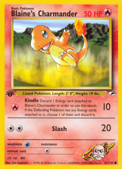 Blaine's Charmander GYM1 61