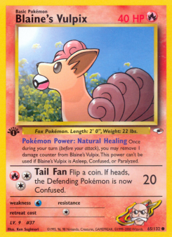 Blaine's Vulpix GYM1 65