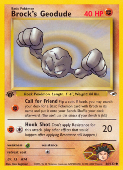 Brock's Geodude GYM1 66