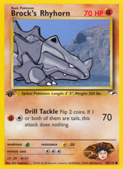 Brock's Rhyhorn GYM1 70