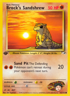 Brock's Sandshrew GYM1 72
