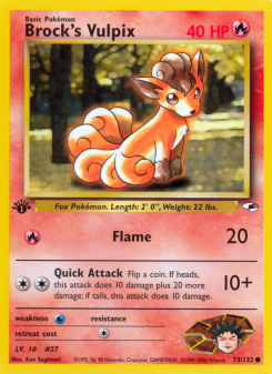 Brock's Vulpix GYM1 73