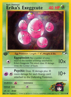 Erika's Exeggcute GYM1 77