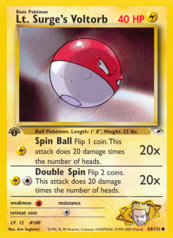 Lt. Surge's Voltorb GYM1 84