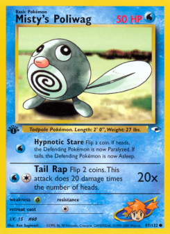 Misty's Poliwag GYM1 87