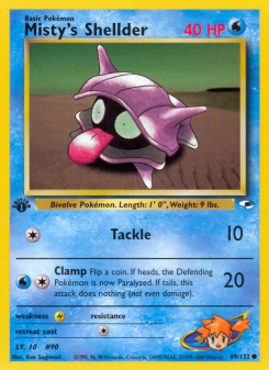 Misty's Shellder GYM1 89