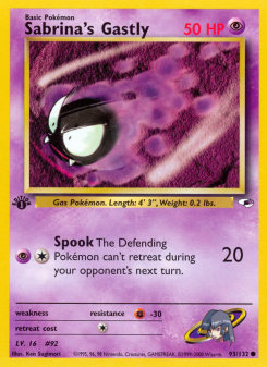 Sabrina's Gastly GYM1 93