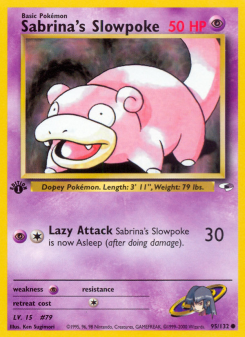 Sabrina's Slowpoke GYM1 95