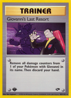 Giovanni's Last Resort GYM2 105
