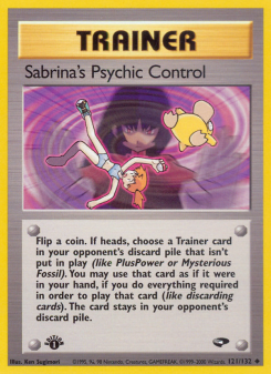 Sabrina's Psychic Control GYM2 121