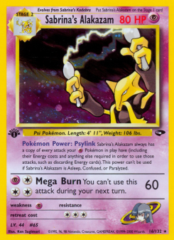 Sabrina's Alakazam GYM2 16