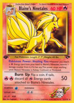 Blaine's Ninetales GYM2 21