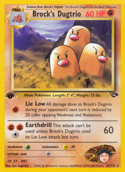Brock's Dugtrio GYM2 22