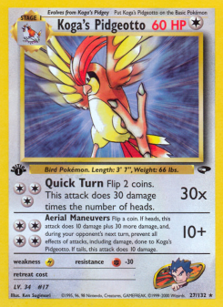 Koga's Pidgeotto GYM2 27