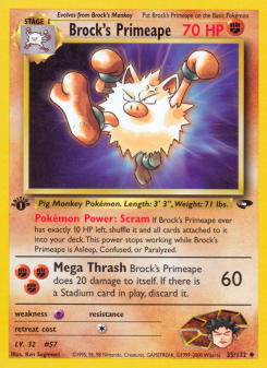 Brock's Primeape GYM2 35