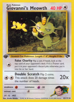 Giovanni's Meowth GYM2 43