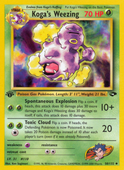 Koga's Weezing GYM2 50