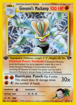 Giovanni's Machamp GYM2 6