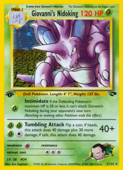 Giovanni's Nidoking GYM2 7
