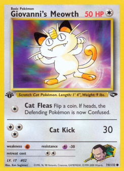Giovanni's Meowth GYM2 74