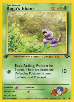 Koga's Ekans GYM2 77