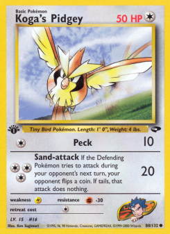 Koga's Pidgey GYM2 80