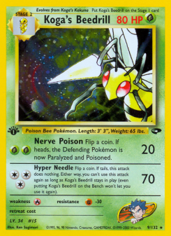 Koga's Beedrill GYM2 9