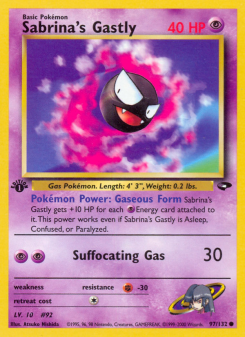 Sabrina's Gastly GYM2 97
