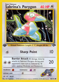 Sabrina's Porygon GYM2 98
