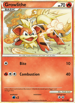 Growlithe HS 65