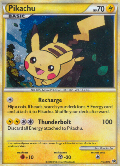 Pikachu #HGSS03 — Black Star Promo HGSS
