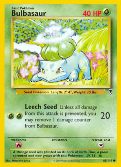 Bulbasaur LC 68