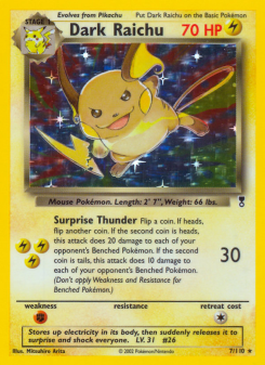 Dark Raichu LC 7