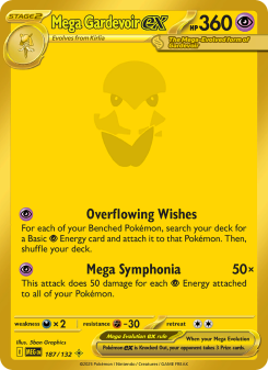 Mega Gardevoir ex #187 — Megaevoluzione