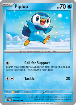 Piplup PFL 027