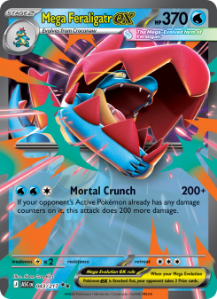 Mega Feraligatr ex ASC 043
