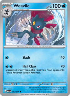 Weavile ASC 045