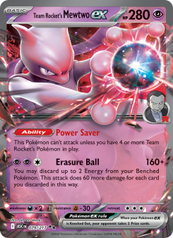 Team Rocket's Mewtwo ex ASC 079