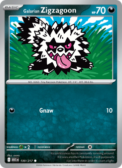Galarian Zigzagoon ASC 130
