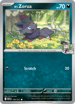 N's Zorua ASC 136
