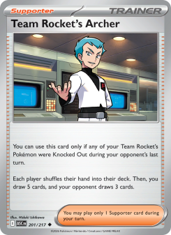 Team Rocket's Archer ASC 201