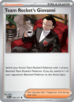 Team Rocket's Giovanni ASC 204