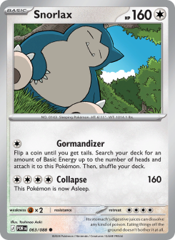 Snorlax POR 063