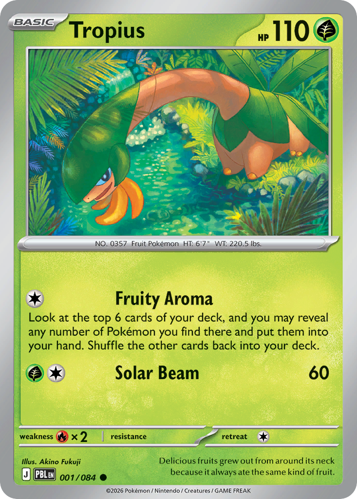 Tropius #001 — Buio Pesto