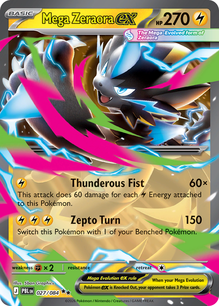 Mega Zeraora ex — Buio Pesto