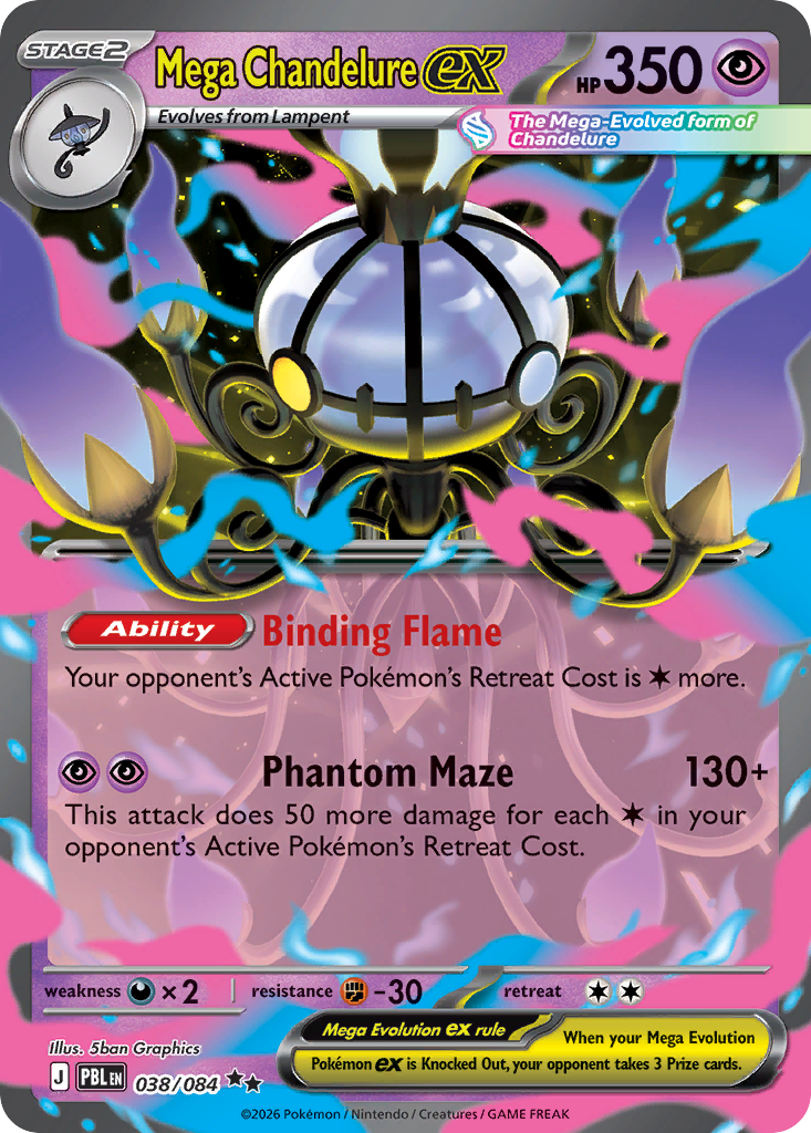 Mega Chandelure ex — Buio Pesto